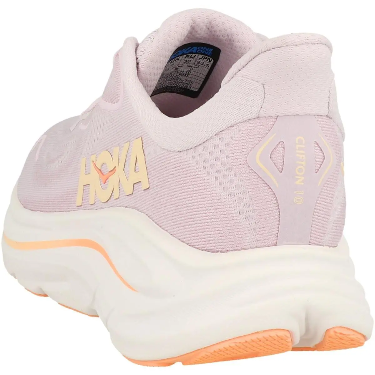 Hoka shoes - Lilac Cream / Tangerine Glow 9