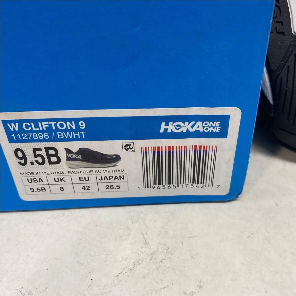 Hoka shoes - Hoka One One Clifton 8 - 1119394-BWHT - Black, Manufacturer: Black/White 3