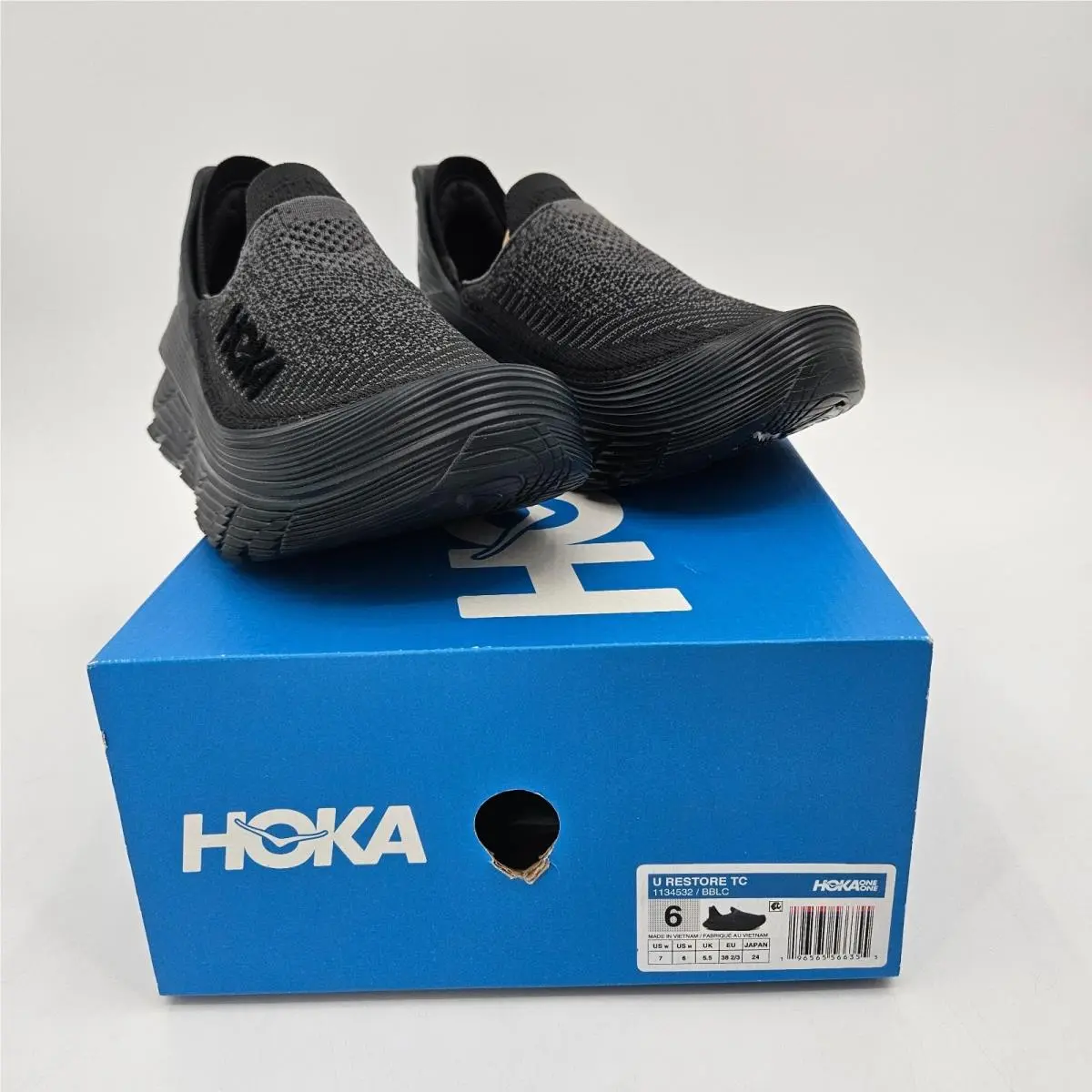 Hoka shoes - Hoka One One Restore TC - 1134532-BBLC - Black 1