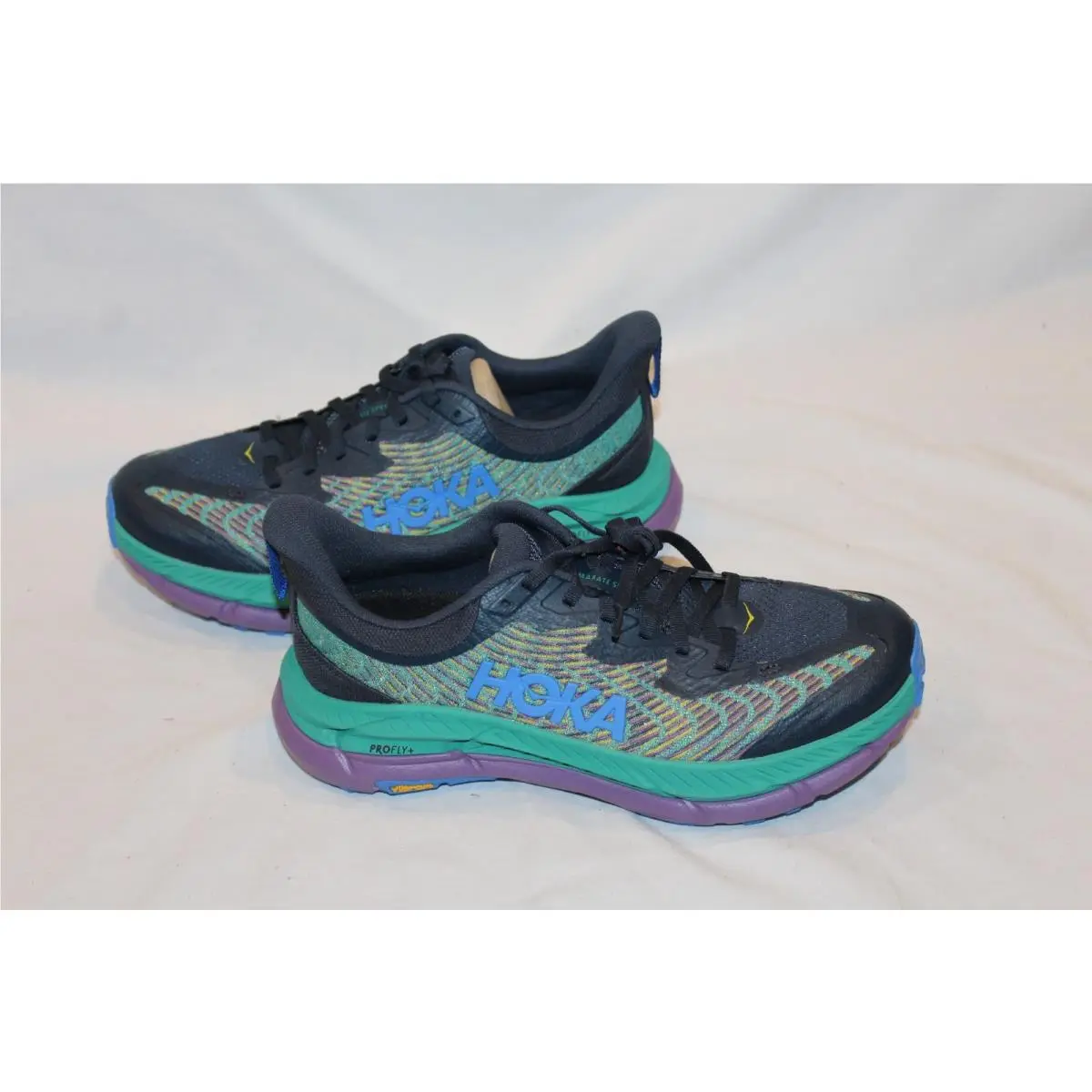 Hoka One Women Mafate Running Trail Athletic Sneaker Strata Tech Green 8.5