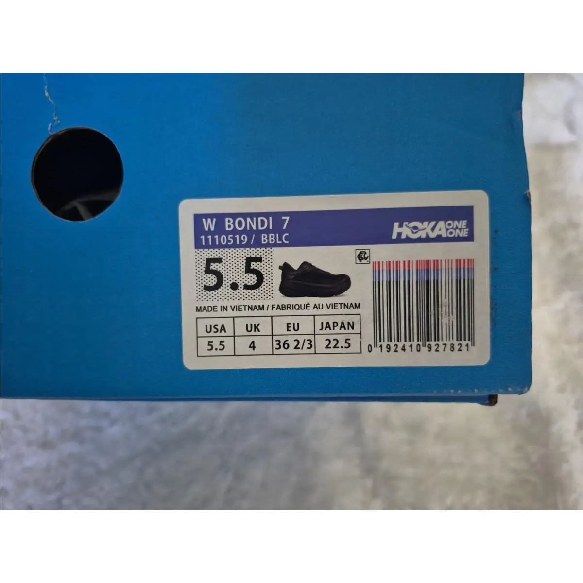 Hoka shoes - Hoka One One HOKA Bondi 7 - 1110519-BBLC - Black 9