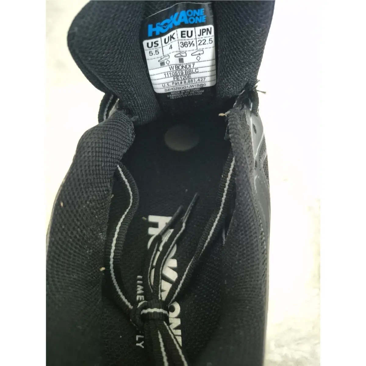 Hoka shoes - Hoka One One HOKA Bondi 7 - 1110519-BBLC - Black 3
