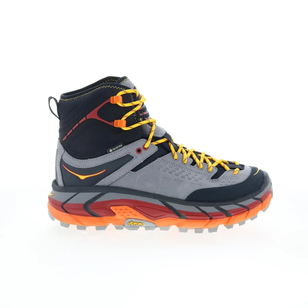 Hoka Tor Ultra HI OG 1129958-BCPPP Mens Black Leather Lace Up Hiking Boots 6.5