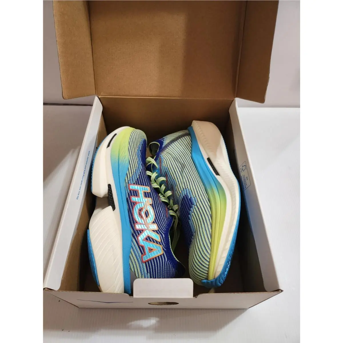Hoka shoes - Hoka One One Cielo X - 1147910-ENN - Evening Sky/Lettuce 10