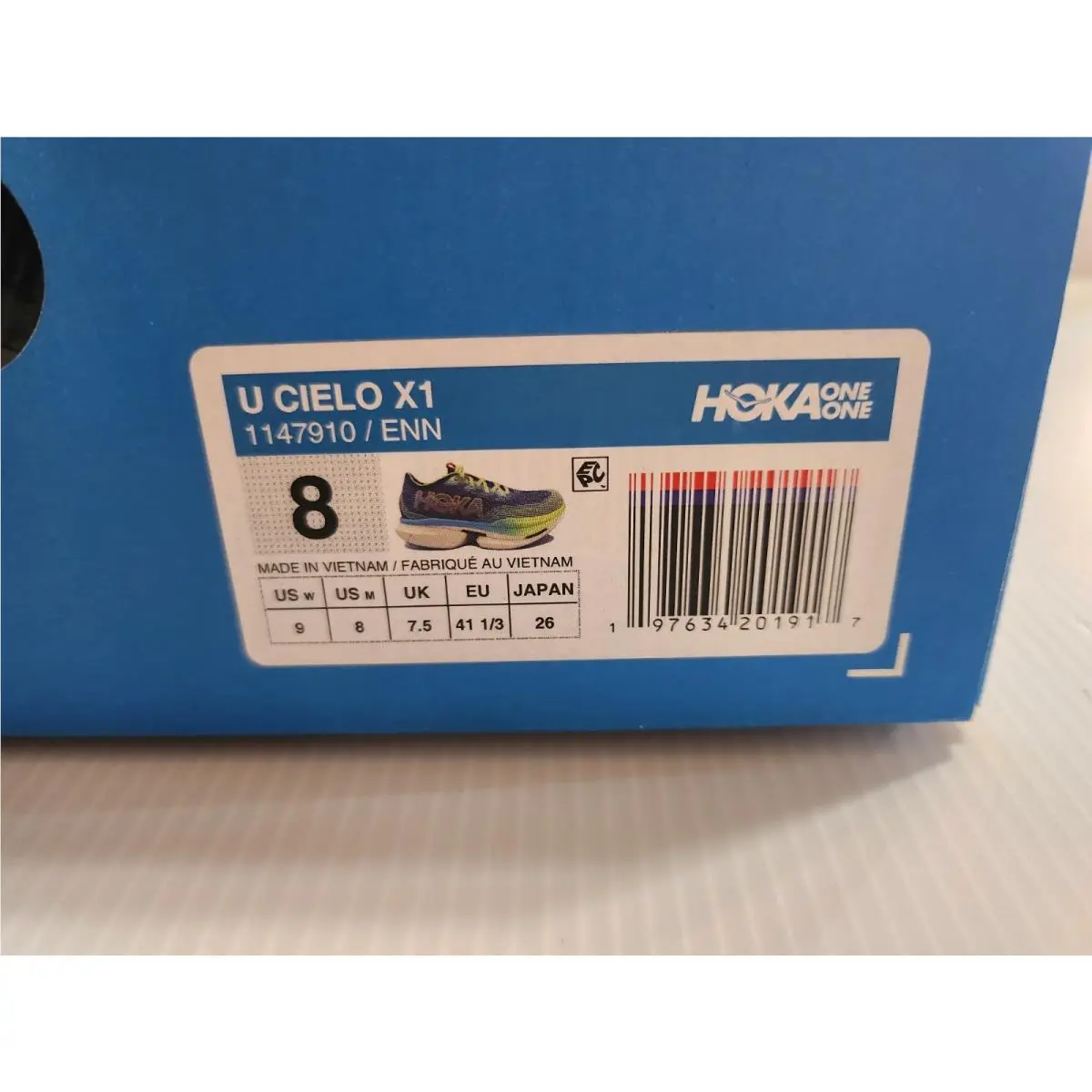 Hoka shoes - Hoka One One Cielo X - 1147910-ENN - Evening Sky/Lettuce 11