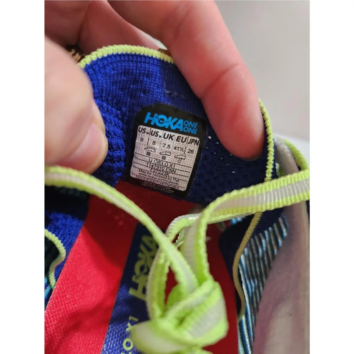 Hoka shoes - Hoka One One Cielo X - 1147910-ENN - Evening Sky/Lettuce 3
