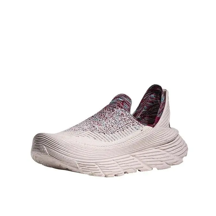 Hoka shoes - Hoka One One Restore TC - Beige/Red 1