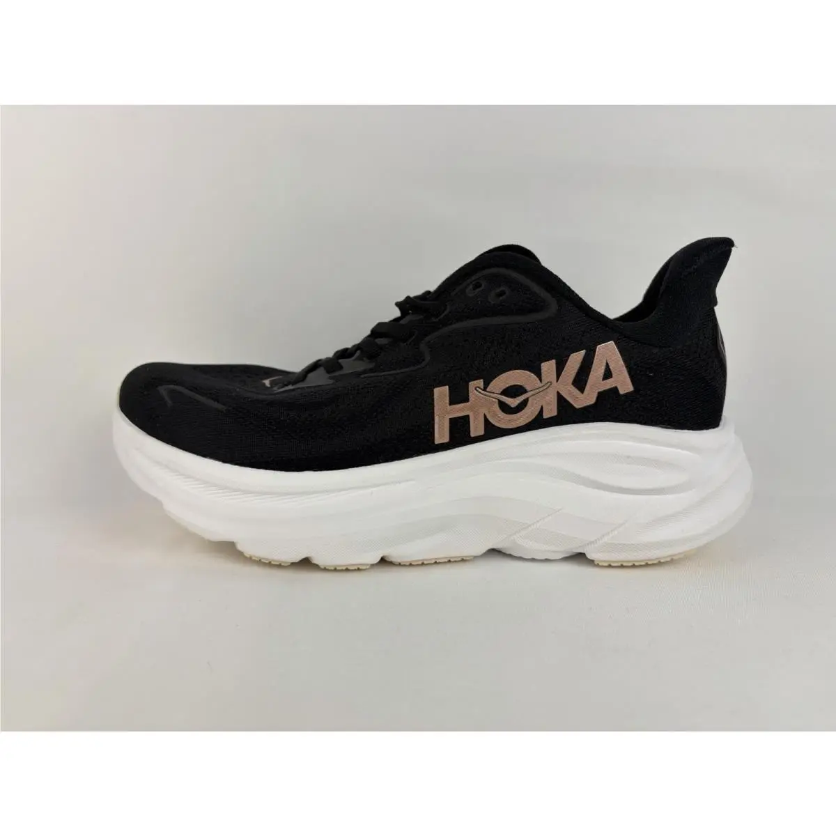Hoka One One Clifton 10 Black Rose Gold 1162031-BRGL Women`s Size 8.5B