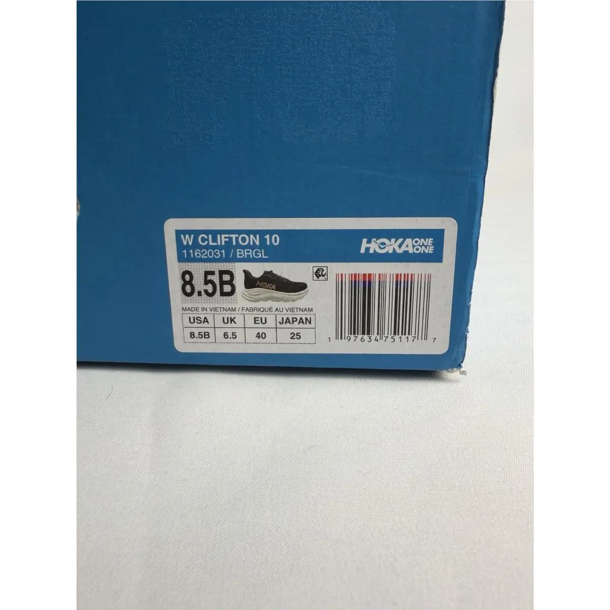 Hoka shoes - Hoka One One Clifton 10 - 1162031-BRGL - Black 5