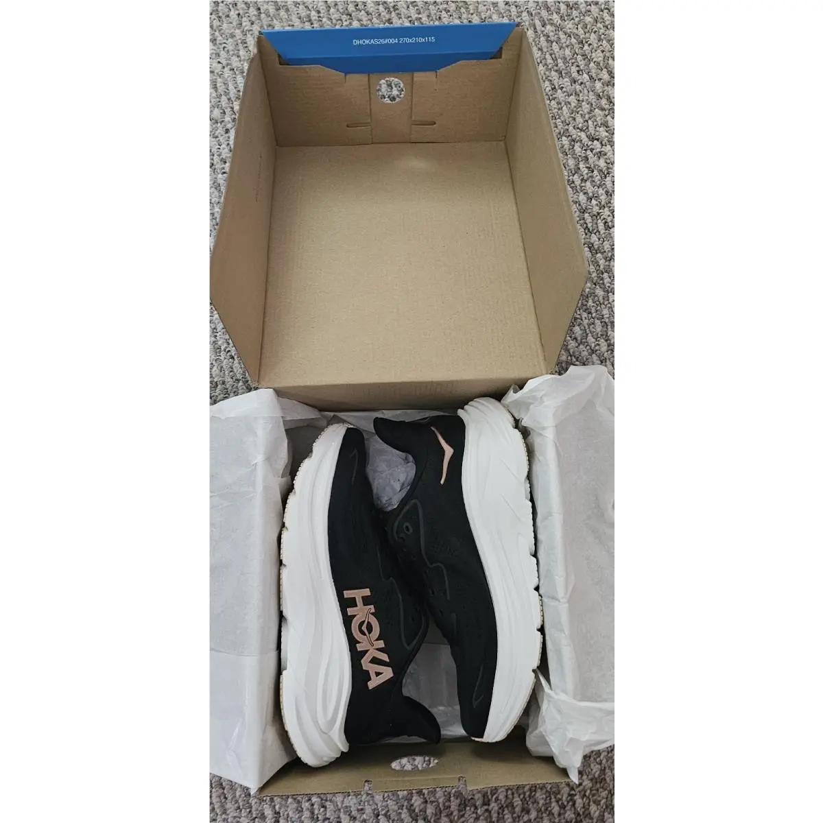 Hoka shoes - Hoka One One HOKA Clifton 10 - 1162031-BRGL - Black (UPC: 628199312928) 2