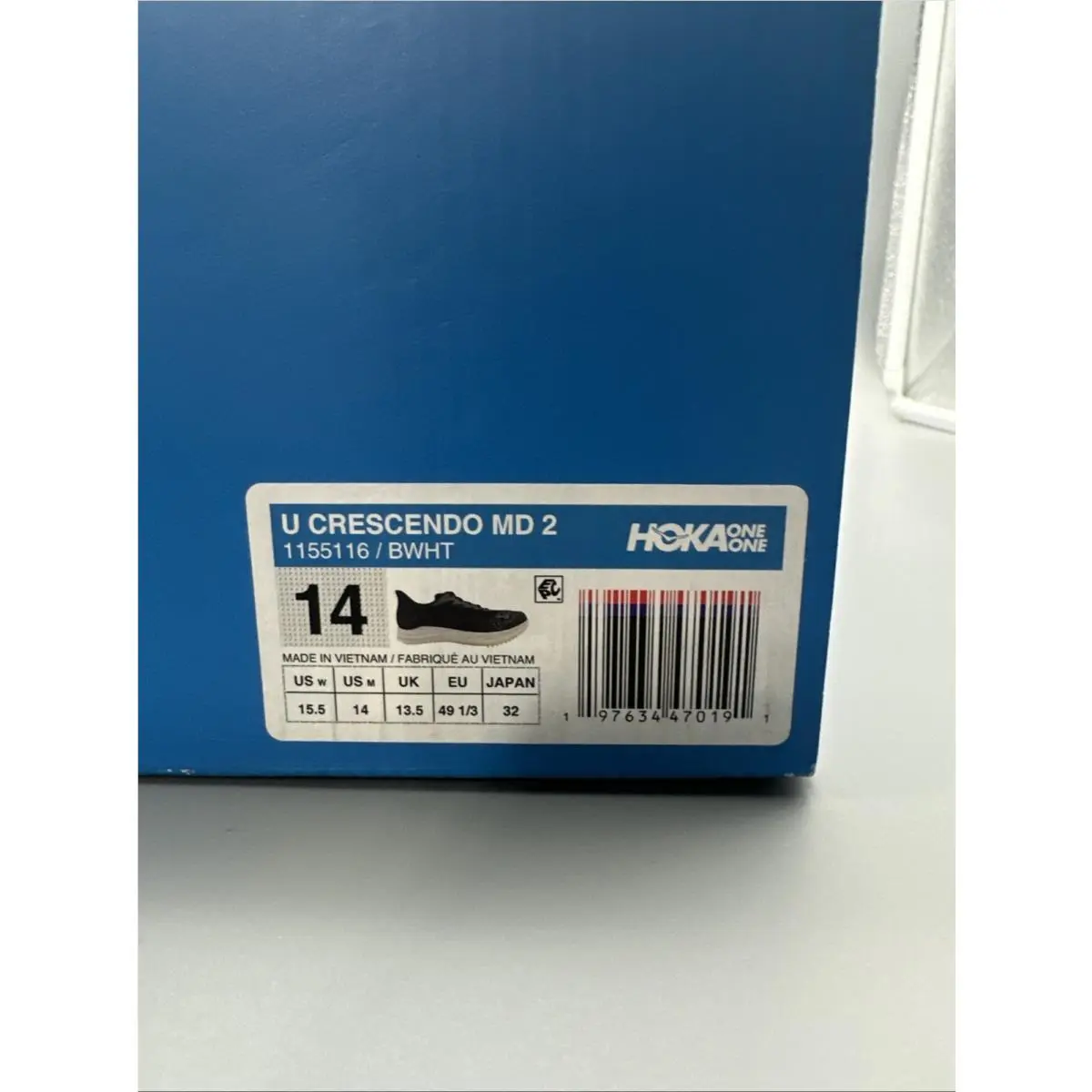 Hoka shoes - Hoka One One Crescendo MD - black / white 7
