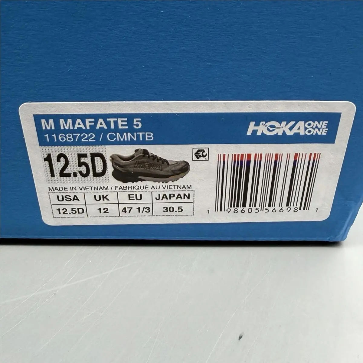 Hoka shoes - Hoka One One Mafate 5 - 1168722 CMNTB - Gray (UPC: 0198605566981) 12