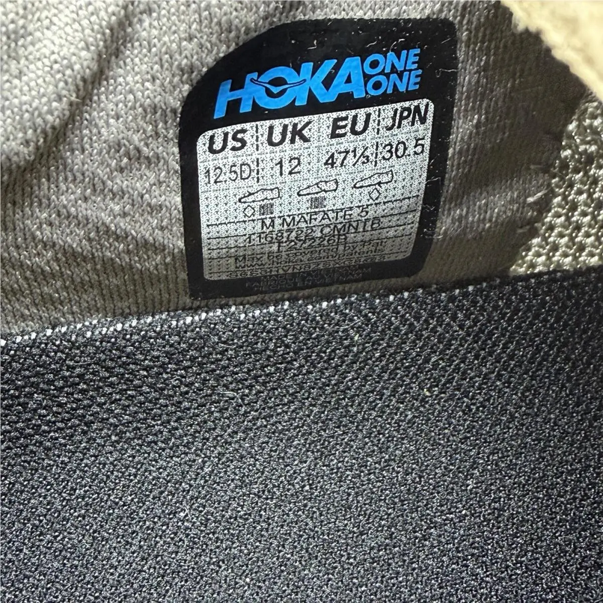 Hoka shoes - Hoka One One Mafate 5 - 1168722 CMNTB - Gray (UPC: 0198605566981) 10