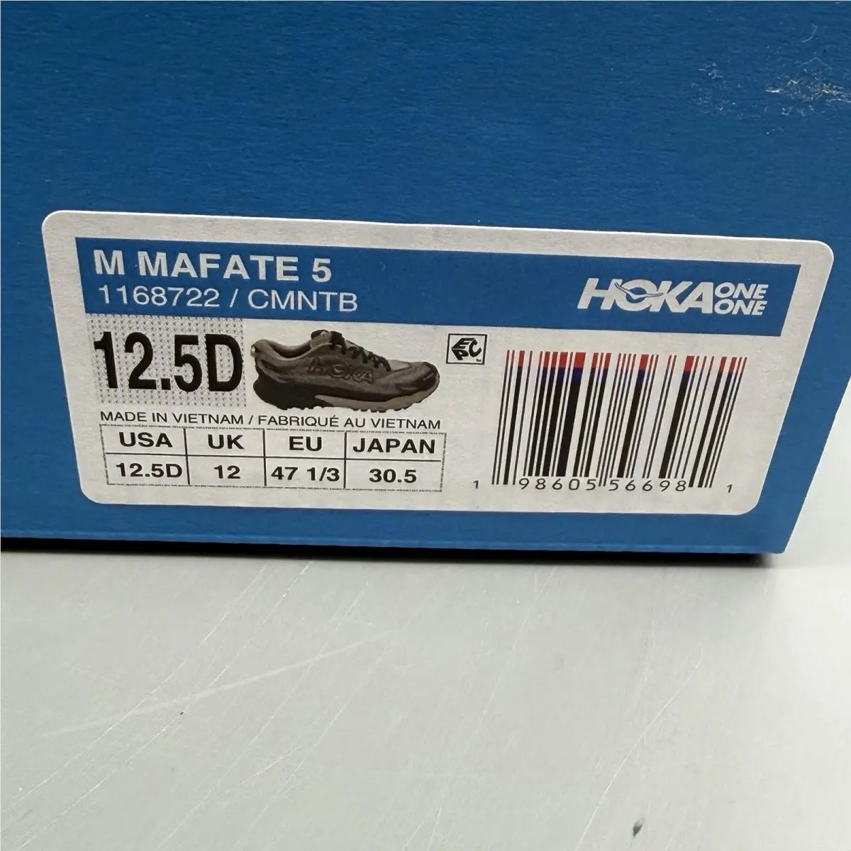 Hoka shoes - Hoka One One Mafate 5 - 1168722 CMNTB - Gray (UPC: 0198605566981) 12