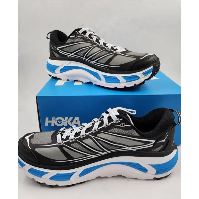 Hoka shoes - black white 4