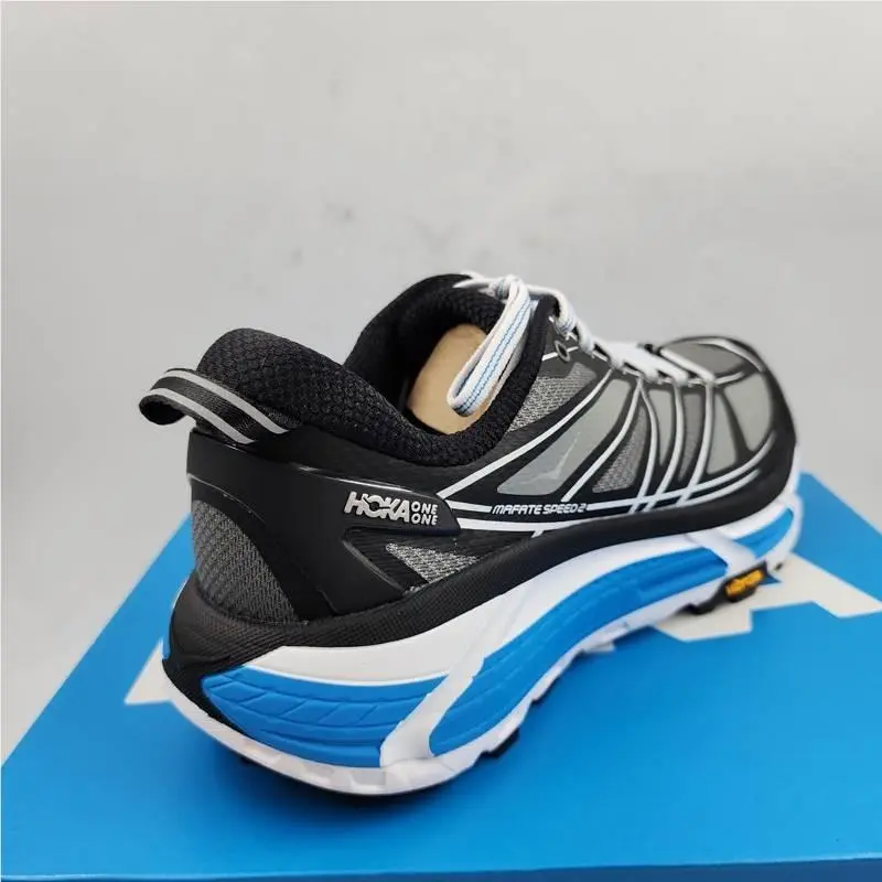 Hoka shoes - black white 12