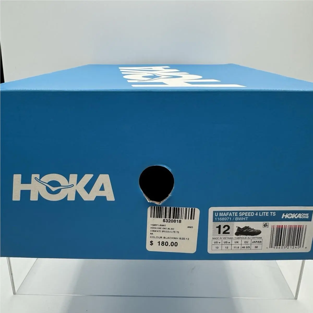 Hoka shoes - Hoka One One HOKA Mafate Speed 4 Lite - 1168971 BWHT - Black, Manufacturer: Cold Brew/Oat Milk 5