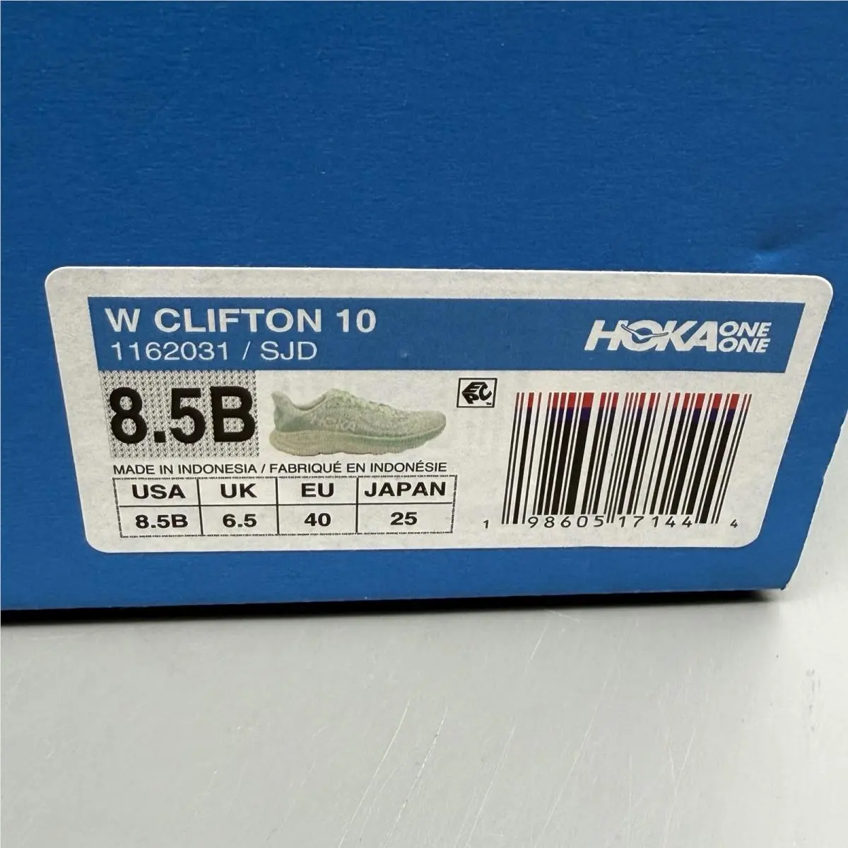 Hoka shoes - Hoka One One Clifton 10 - 1162031 SJD - Multicolor (UPC: 0198605171444) 12