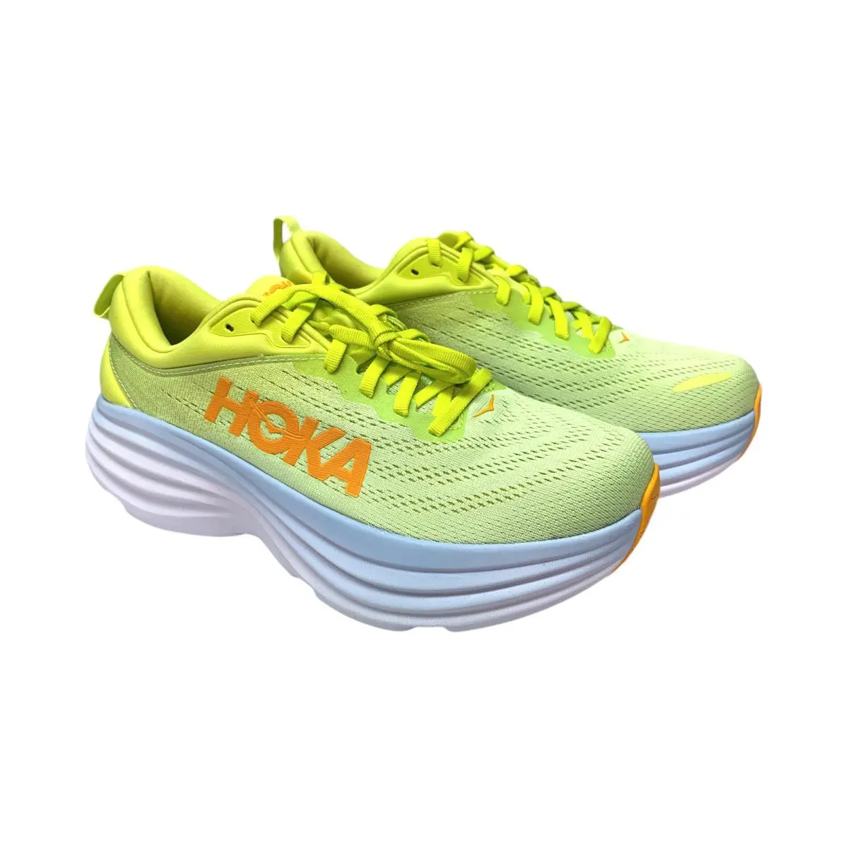 Hoka One One Men`s Bondi 8 Comfort Lace Up Running Athletic Sneaker Butterfly