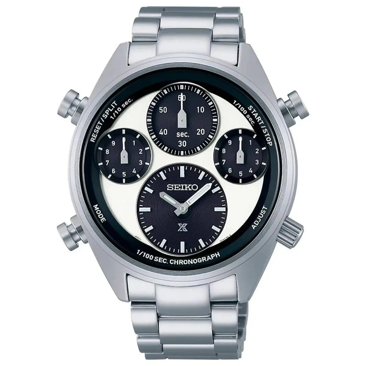 Seiko Prospex Speedtimer Solar Watch Brand Seiko SBER001 Analog White