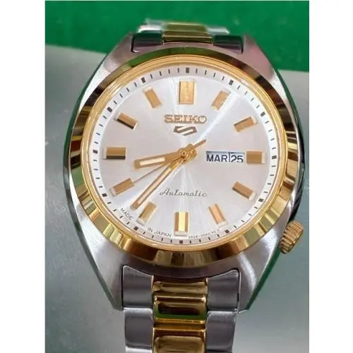 Seiko 5 Sports Silver Dial Automatic 100M SRE024 Women`s Ladies Watch