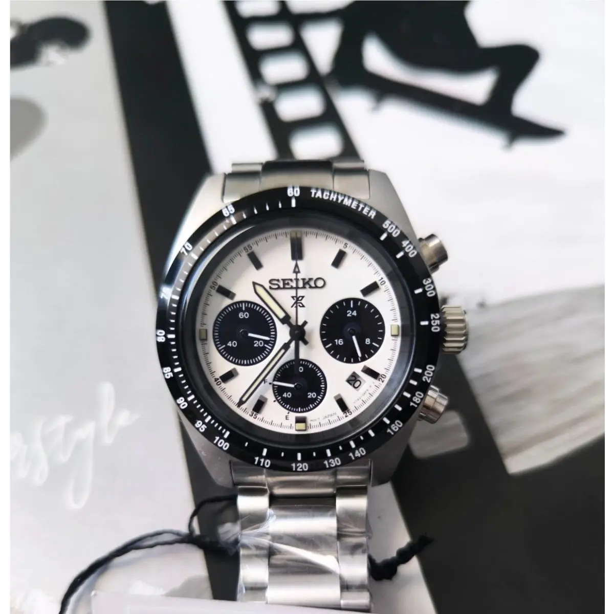Seiko Prospex Speedtimer Chronograph White Dial SSC813P1/SSC961
