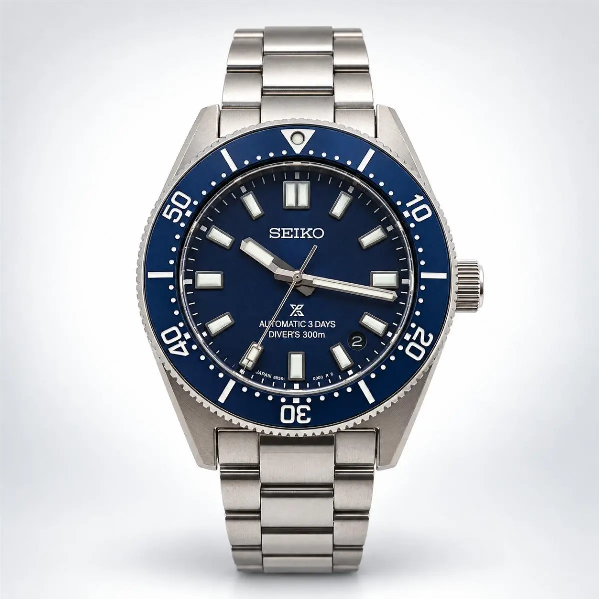 Seiko Prospex 1965 Heritage Blue Dial 40 MM Automatic Men`s Watch SPB451