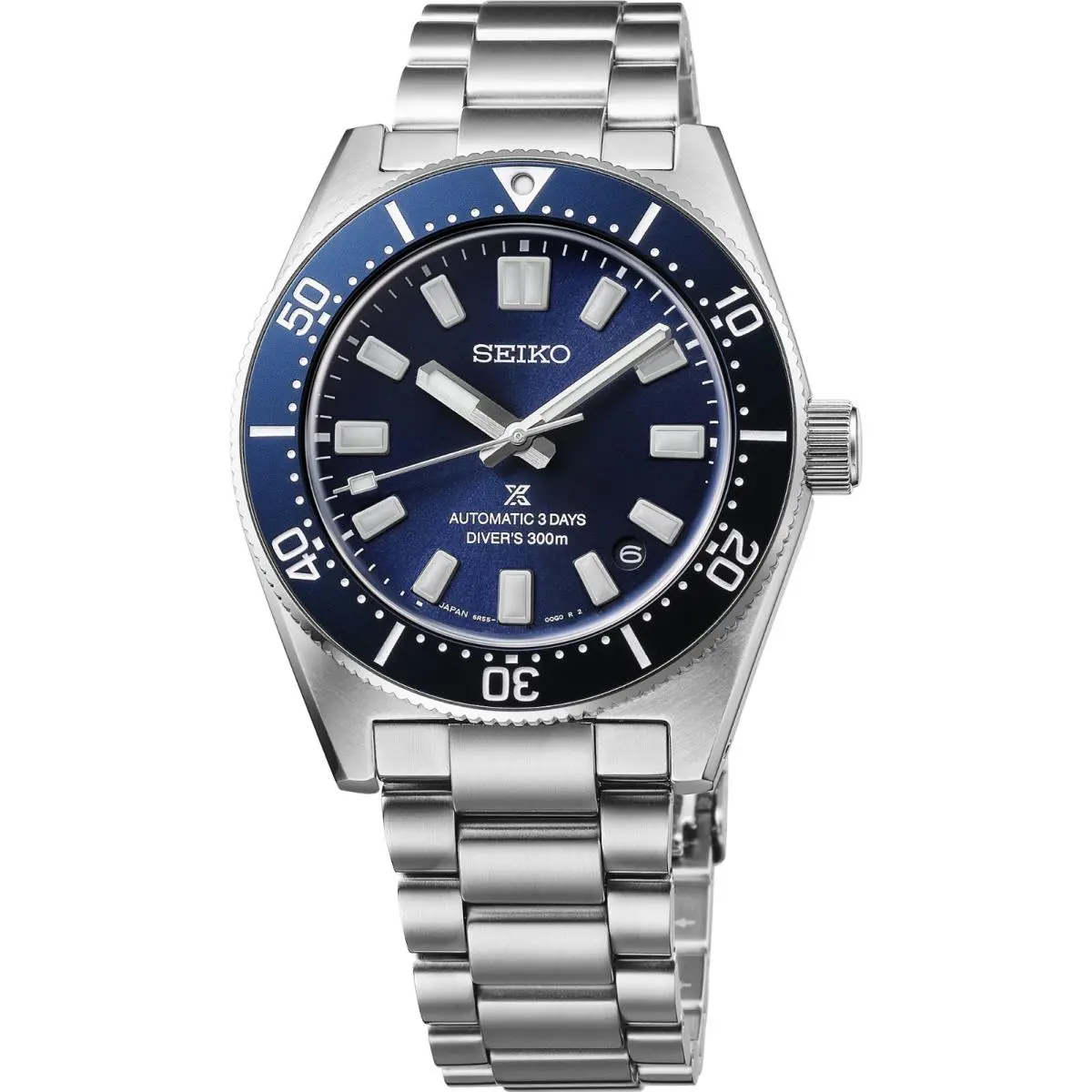 Seiko Prospex 40mm Blue Dial Stainless Steel Watch SPB451