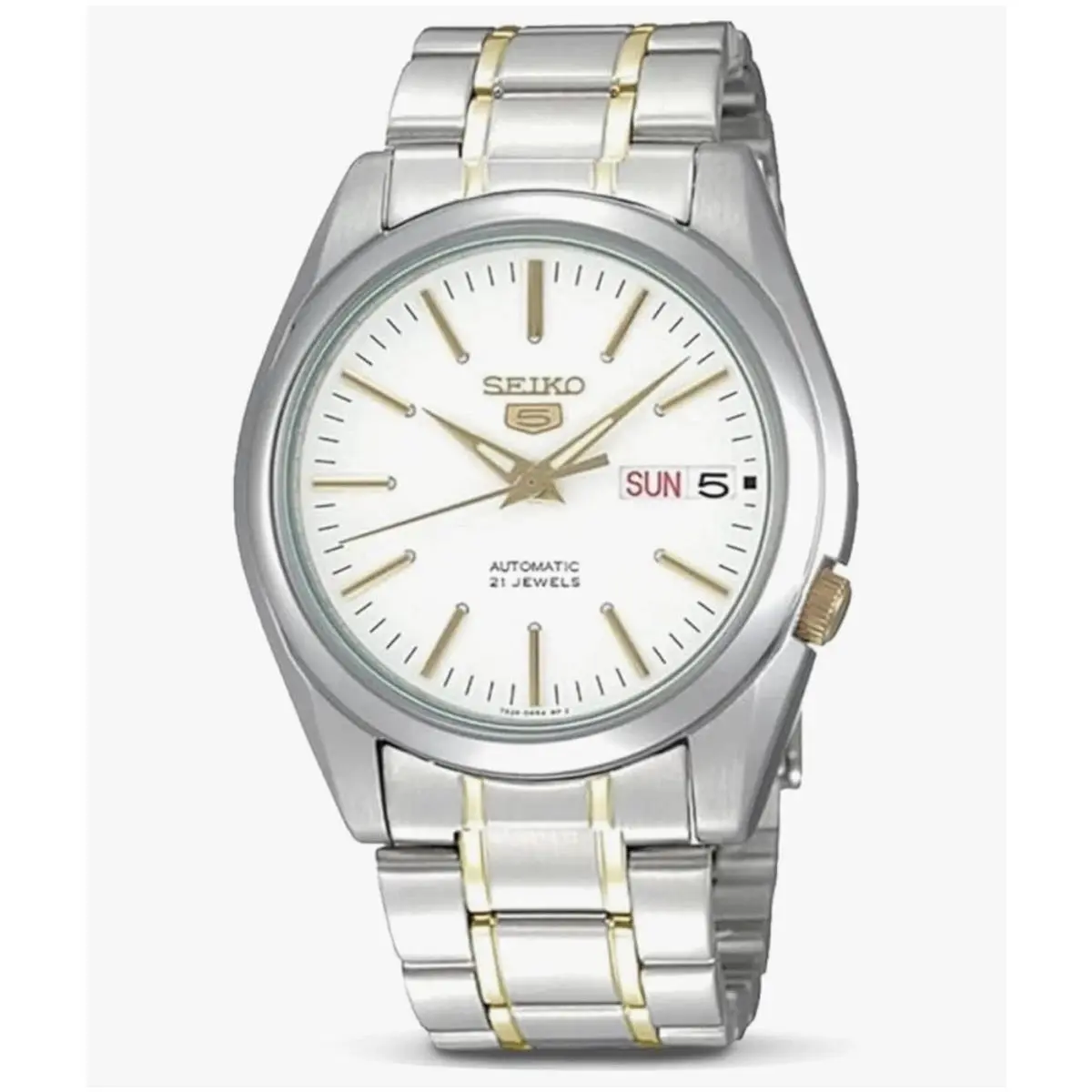 Seiko 5 Sports White Men`s Watch - SNKL47
