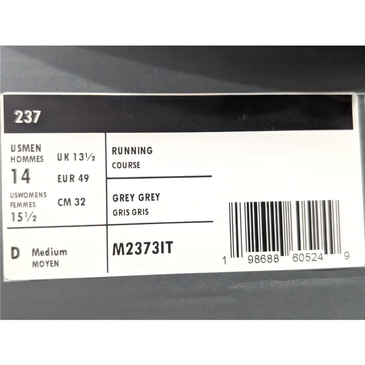 New Balance shoes - New Balance 237 - M2373IT - Grey 9