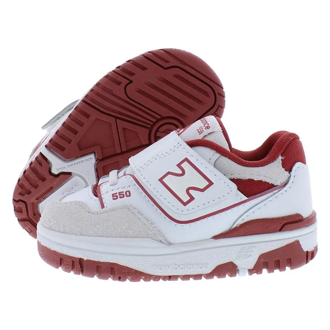 New Balance 550 Bungee Lace with Top Strap Infant/toddler Shoes