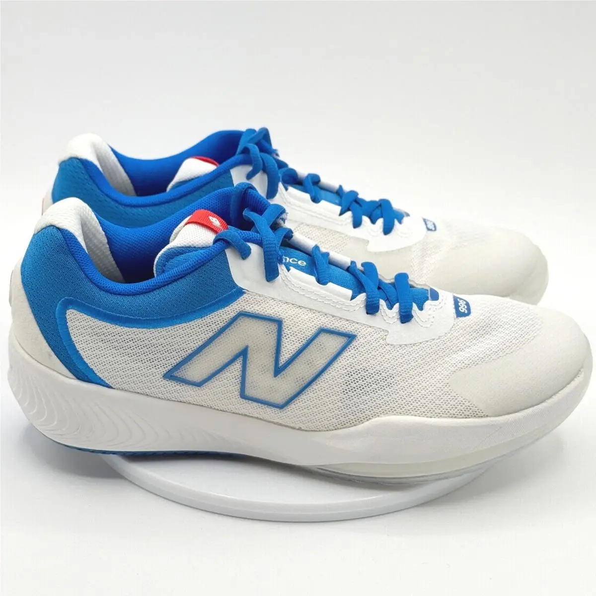 New Balance Fuelcell 996 V6 Tennis Pickleb Hard Court Size 8.5 Women White Blue