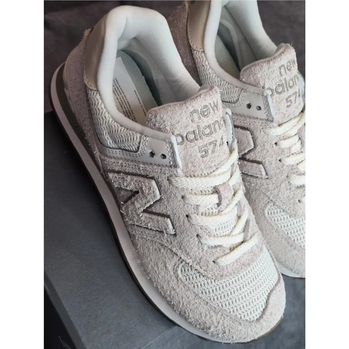 New Balance shoes - New Balance 574+ - WL574BEM - White 4