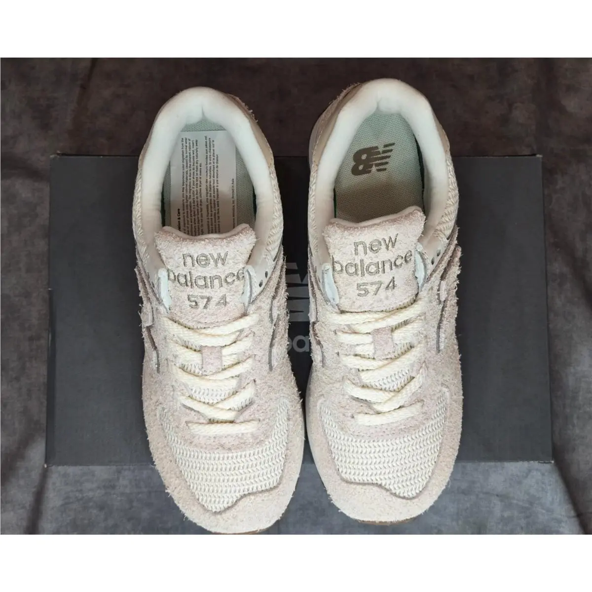 New Balance shoes - New Balance 574+ - WL574BEM - White 5