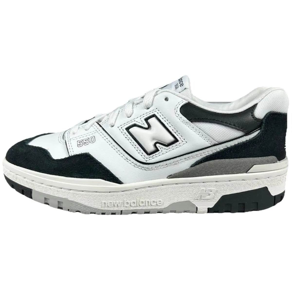 New Balance 550 Daily Sneakers Kids Size 5.5 Women’s 7 White Black Sneaker New