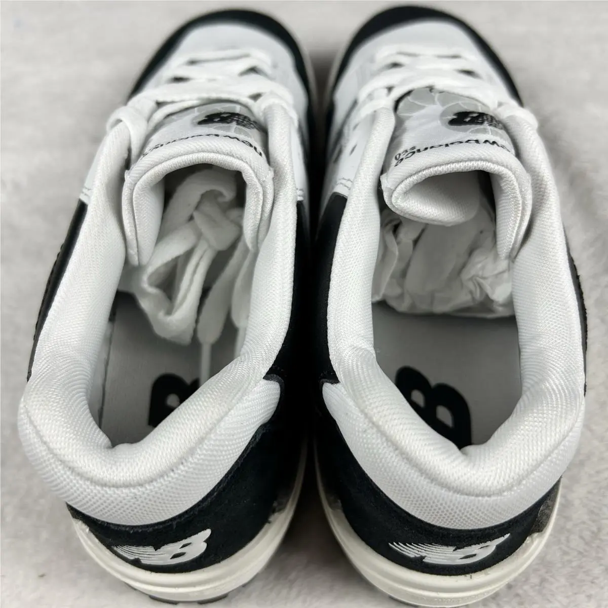 New Balance shoes - New Balance 550 - White/Black/Rain Cloud (UPC: 0196307271073) 12