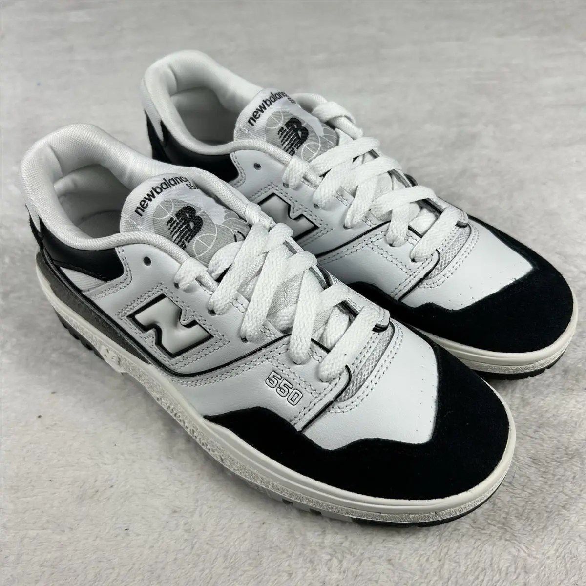 New Balance shoes - New Balance 550 - White/Black/Rain Cloud (UPC: 0196307271073) 7
