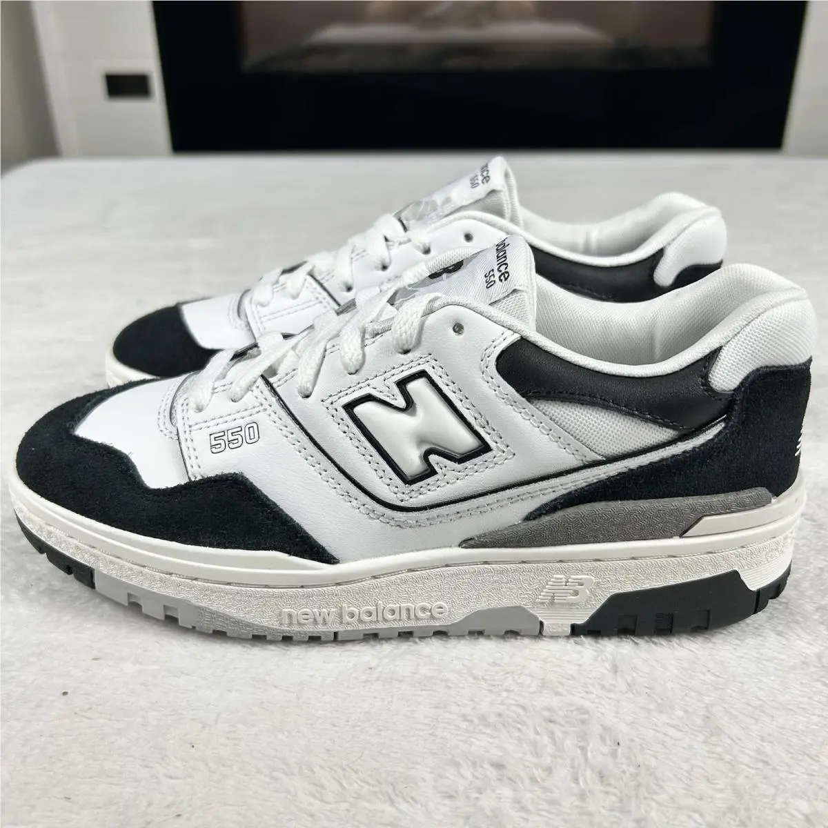 New Balance shoes - New Balance 550 - White/Black/Rain Cloud (UPC: 0196307271073) 1