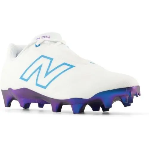New Balance BurnX4 Women’s Lacrosse Shoes- White/black/spice Blue- Size 6.5 M