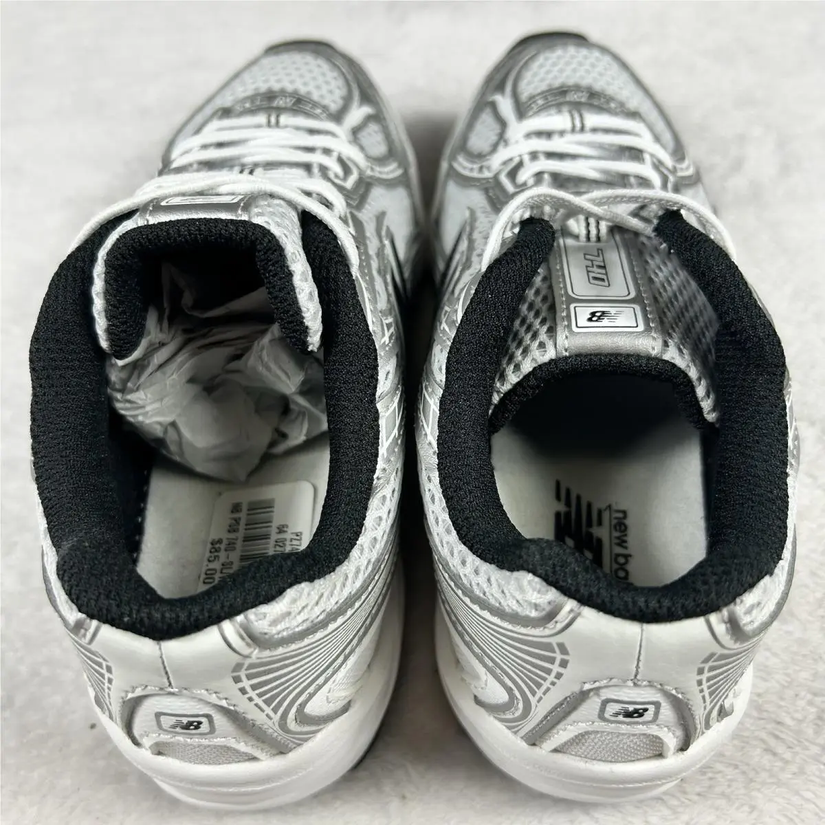 New Balance shoes - 740 Bungee Lace - Bungee Lace - PZ740NW - Grey, Black (UPC: 0198686850580) 9