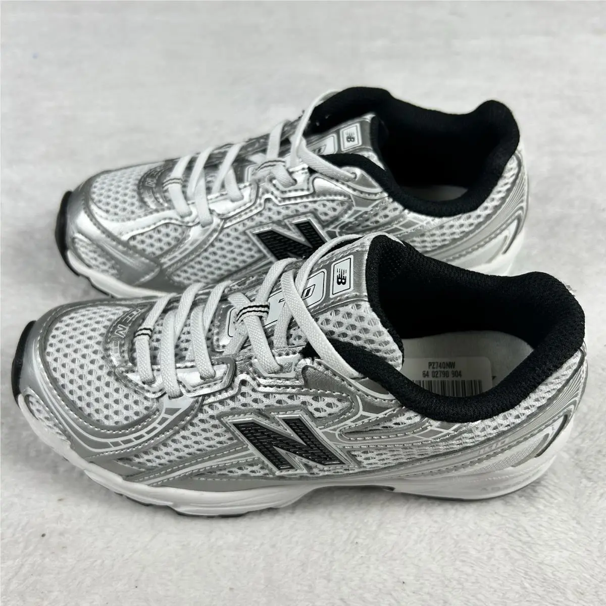 New Balance shoes - 740 Bungee Lace - Bungee Lace - PZ740NW - Grey, Black (UPC: 0198686850580) 0