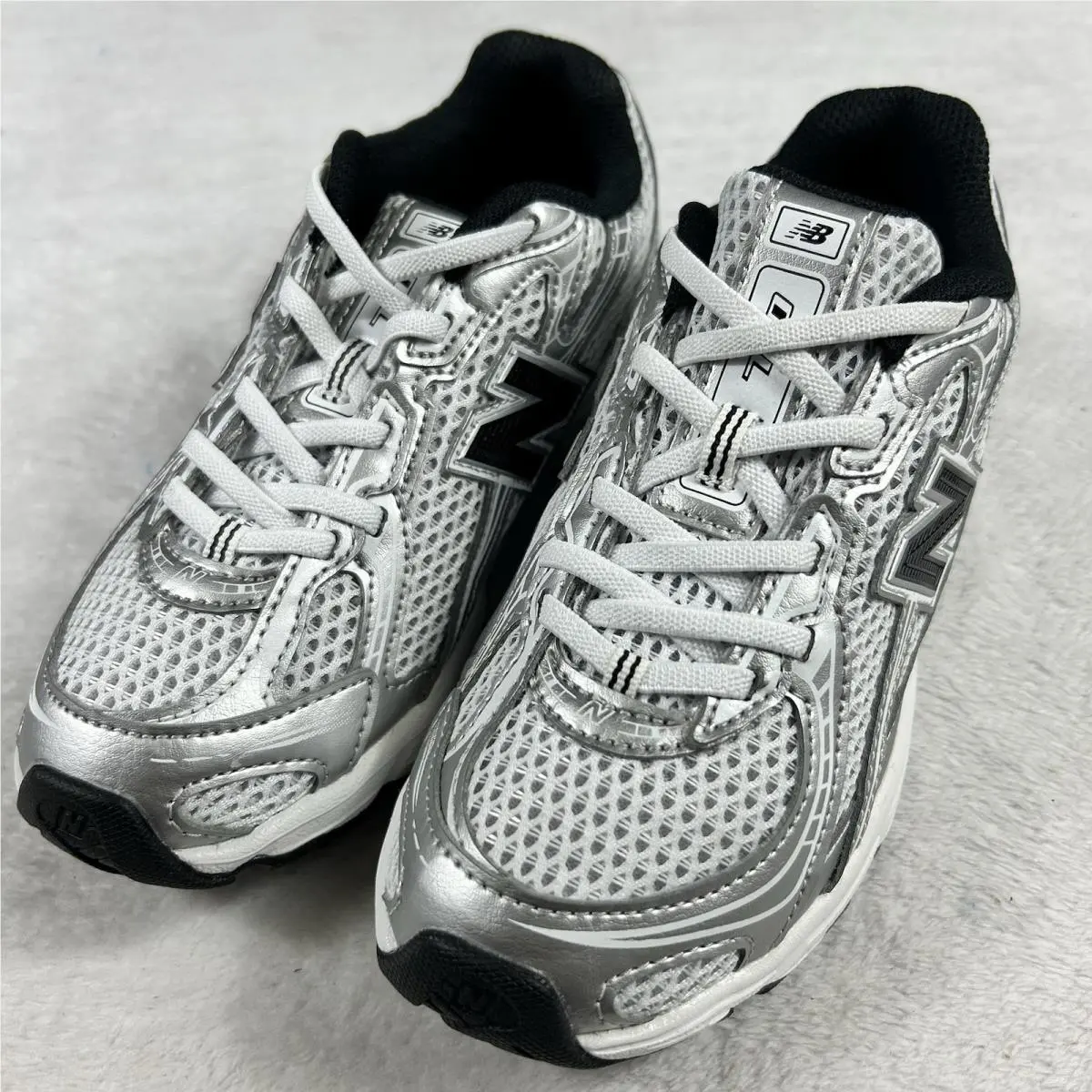 New Balance shoes - 740 Bungee Lace - Bungee Lace - PZ740NW - Grey, Black (UPC: 0198686850580) 2
