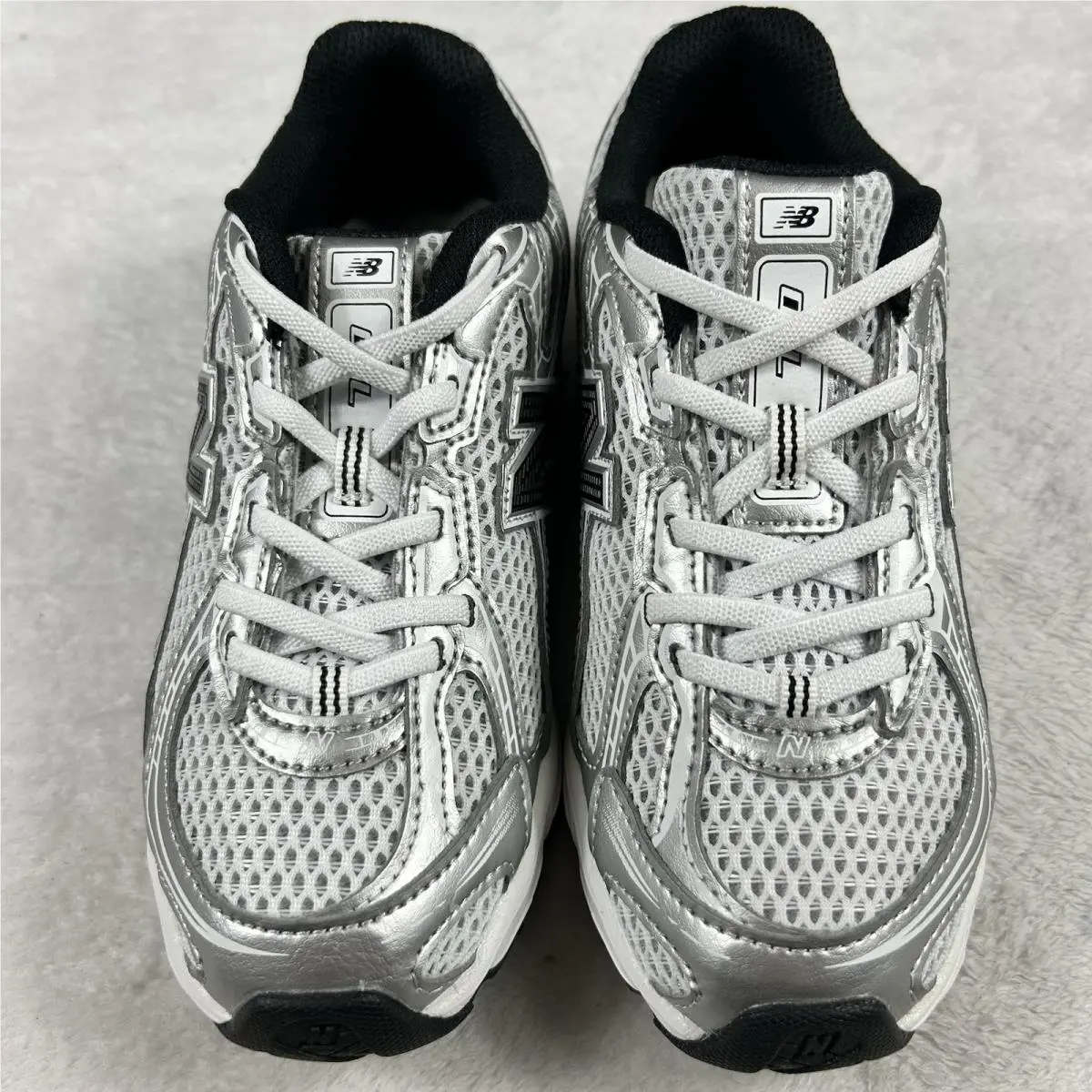 New Balance shoes - 740 Bungee Lace - Bungee Lace - PZ740NW - Grey, Black (UPC: 0198686850580) 3