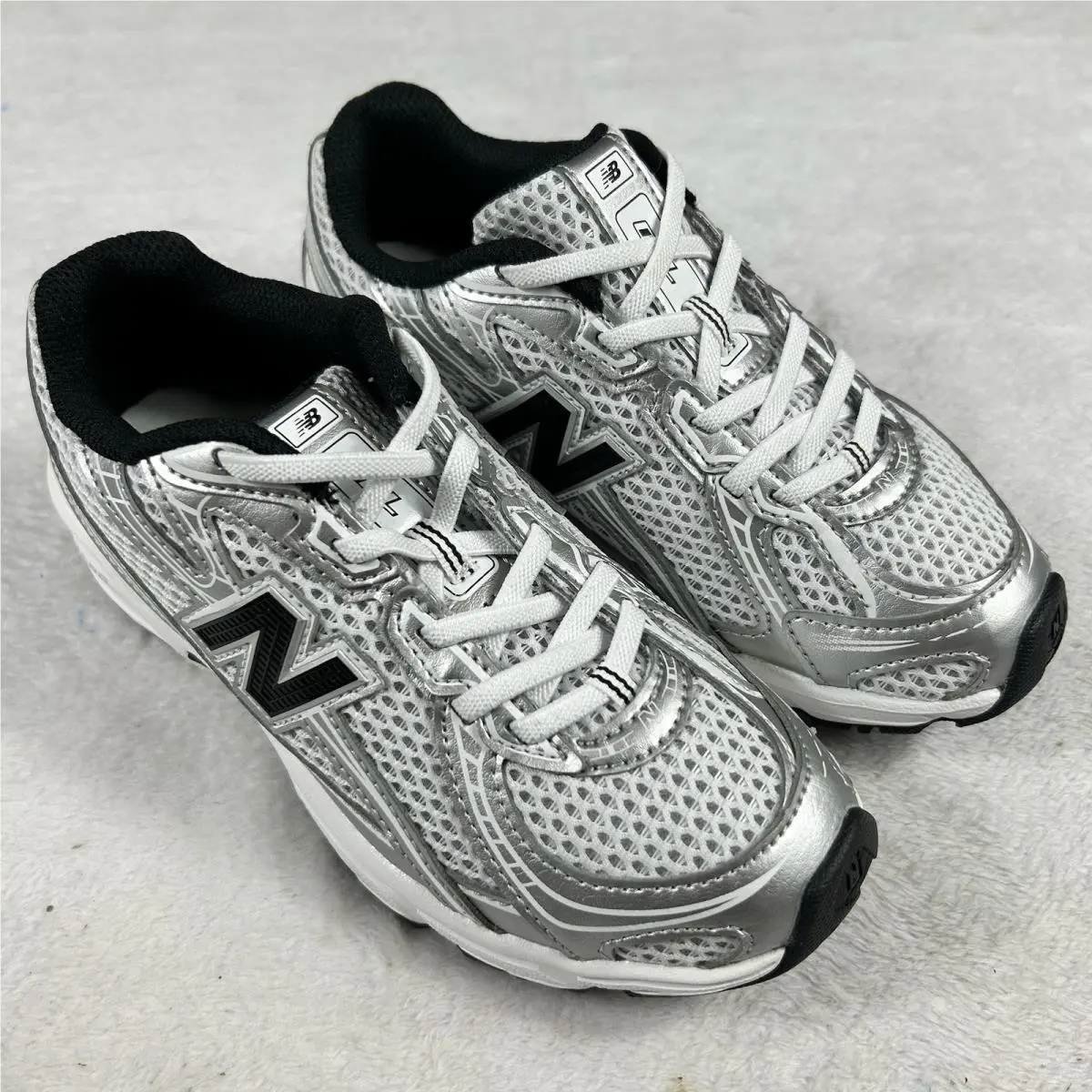 New Balance shoes - 740 Bungee Lace - Bungee Lace - PZ740NW - Grey, Black (UPC: 0198686850580) 6