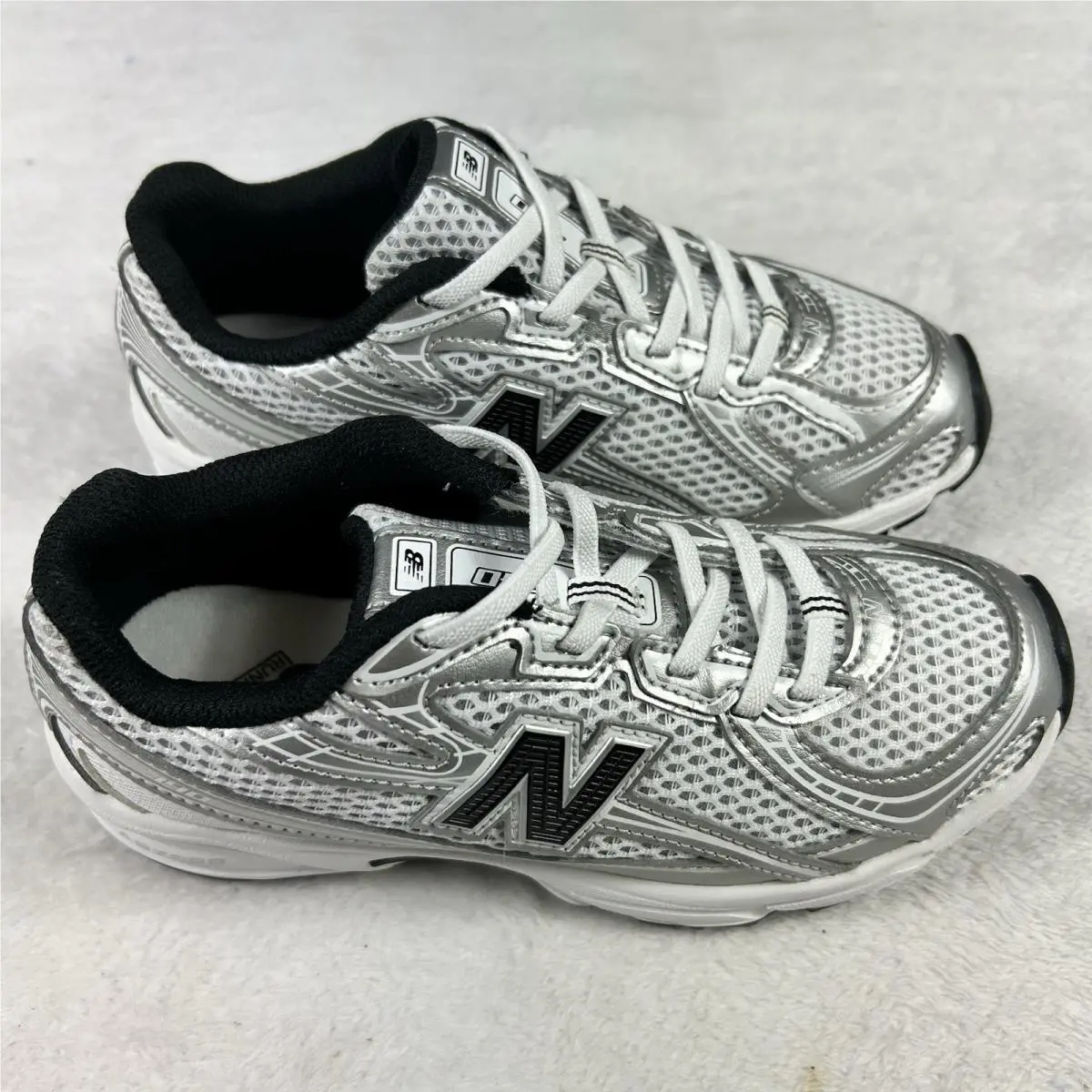 New Balance shoes - 740 Bungee Lace - Bungee Lace - PZ740NW - Grey, Black (UPC: 0198686850580) 7