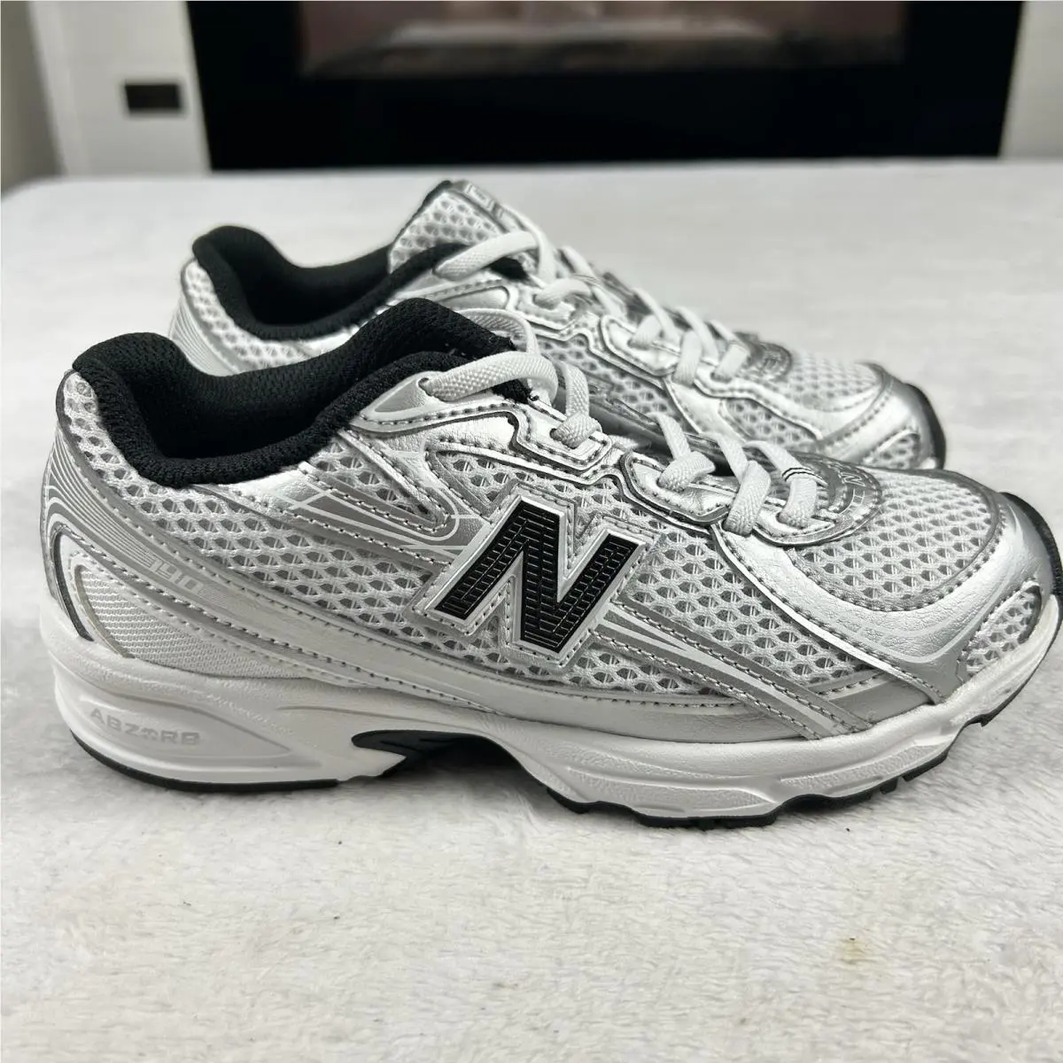 New Balance shoes - 740 Bungee Lace - Bungee Lace - PZ740NW - Grey, Black (UPC: 0198686850580) 8