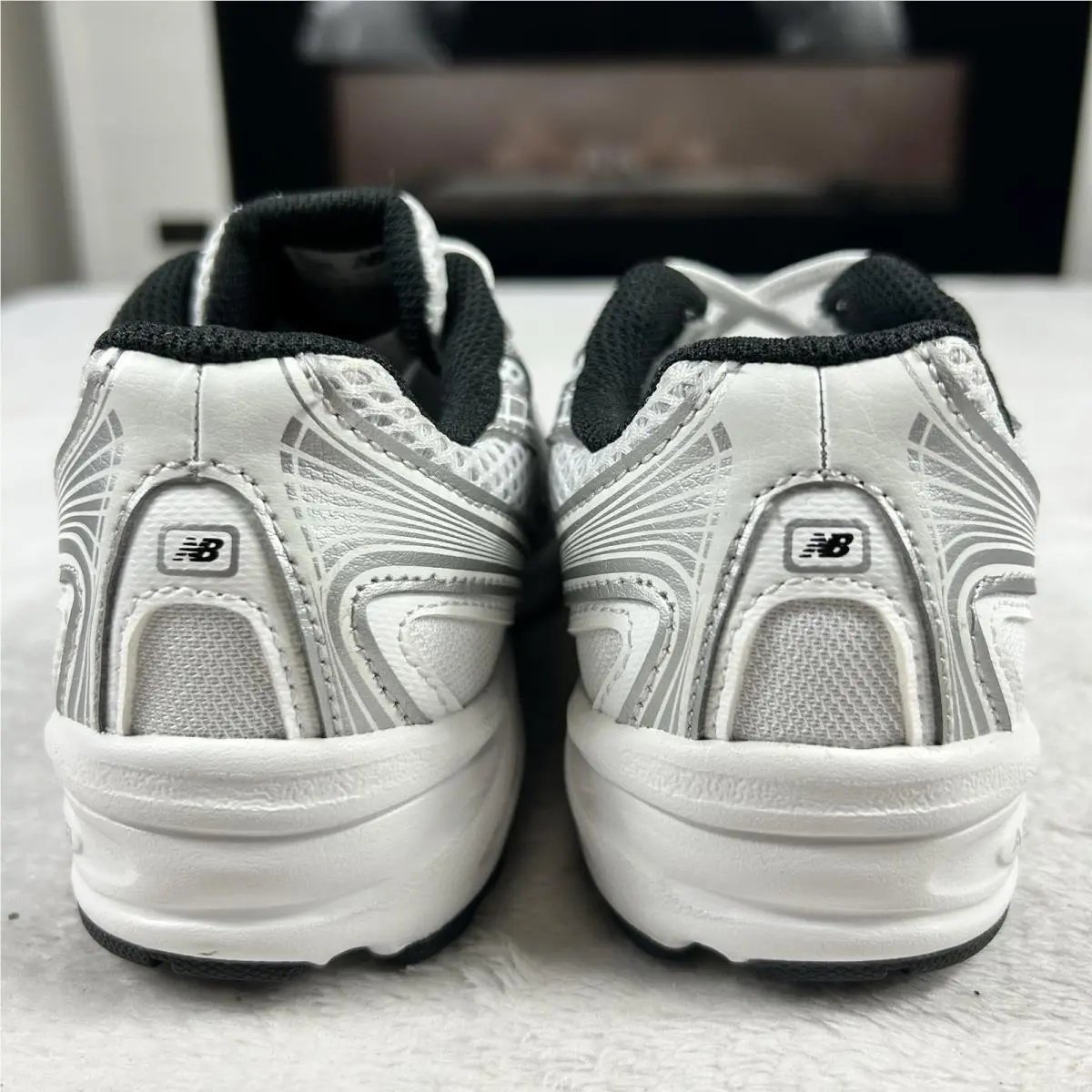 New Balance shoes - 740 Bungee Lace - Bungee Lace - PZ740NW - Grey, Black (UPC: 0198686850580) 10