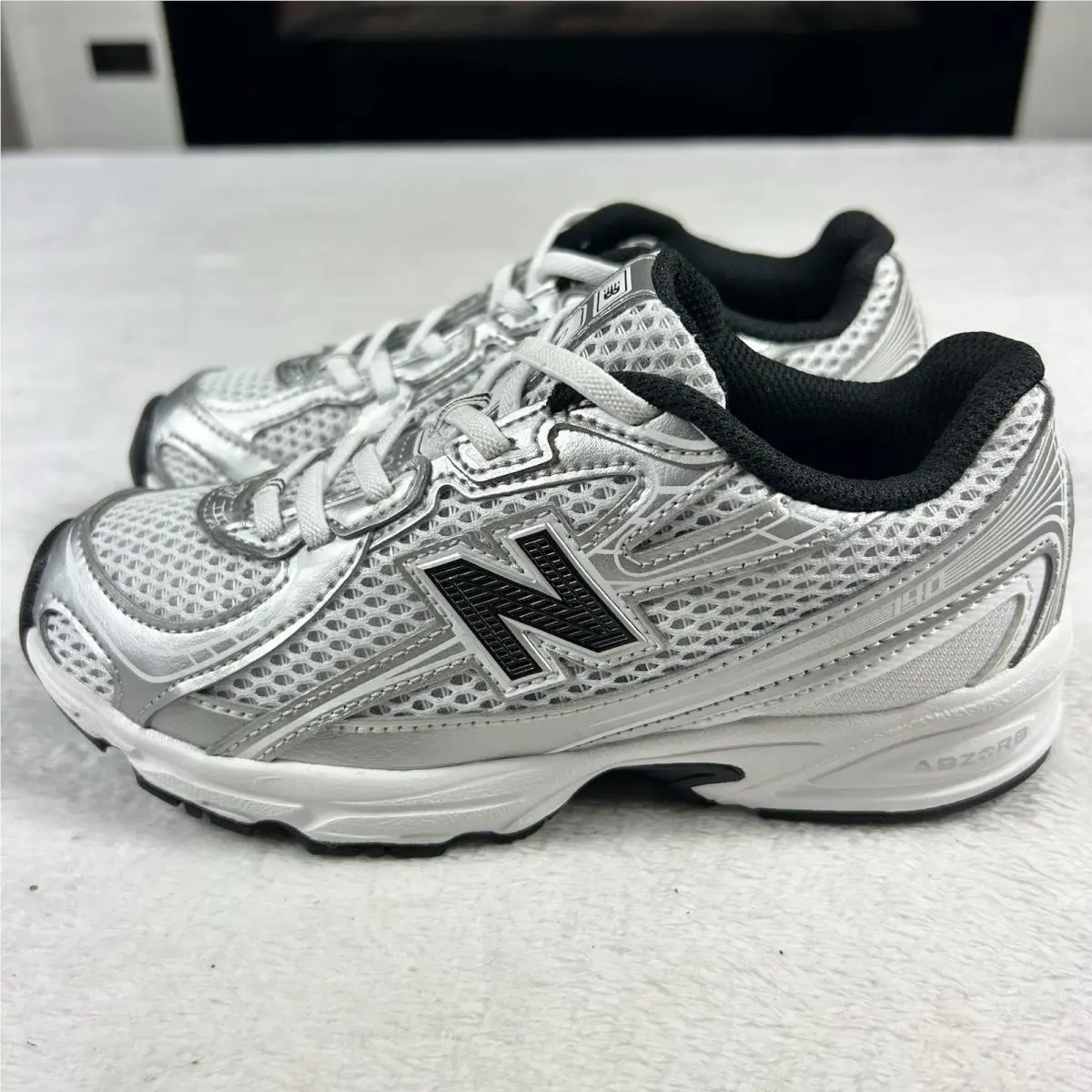 New Balance shoes - 740 Bungee Lace - Bungee Lace - PZ740NW - Grey, Black (UPC: 0198686850580) 1