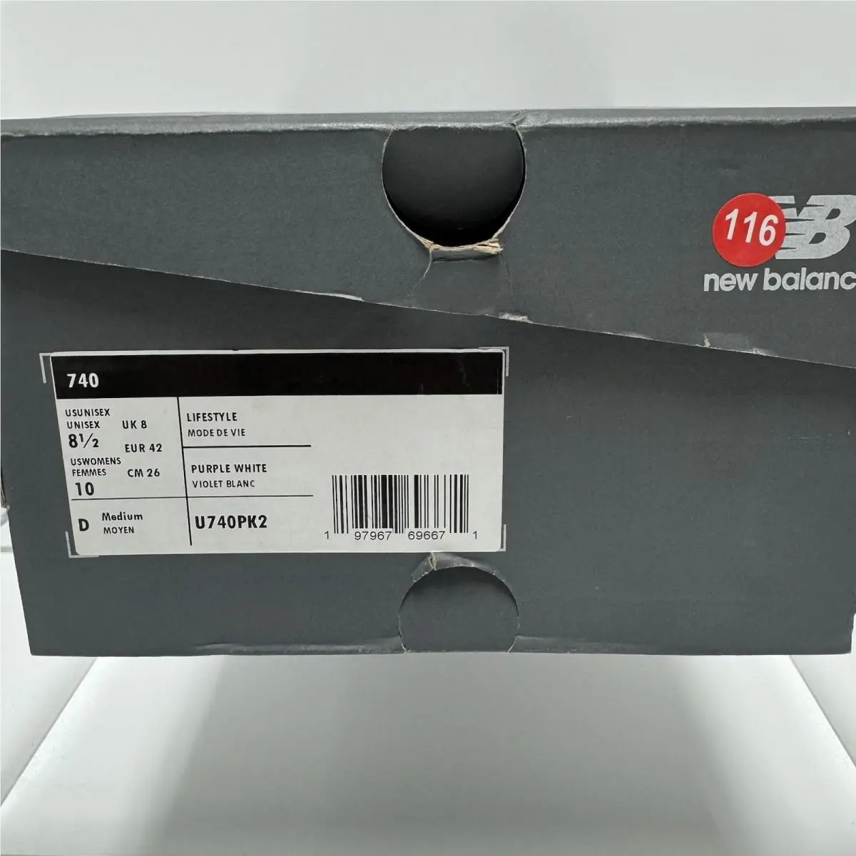 New Balance shoes - New Balance 740 - U740PK2 - Silver 9