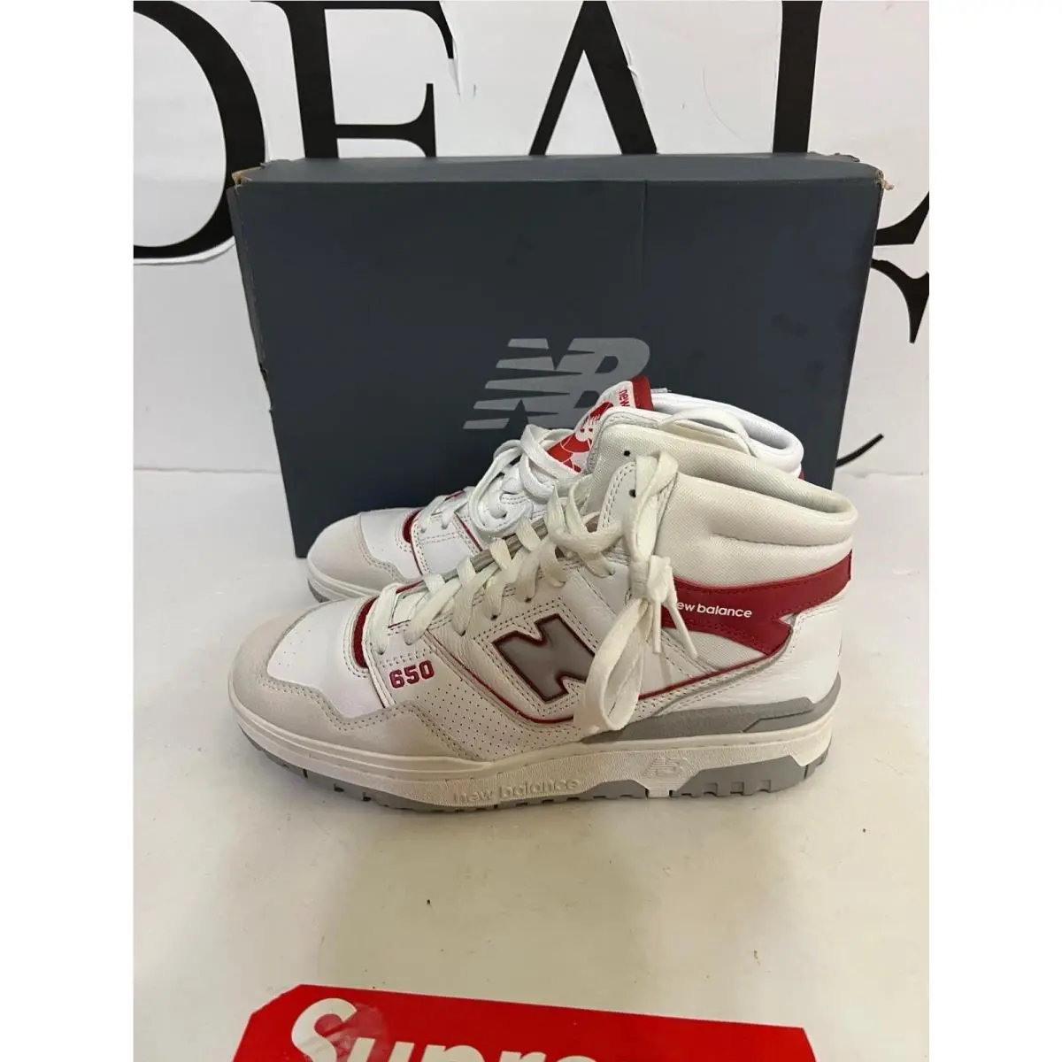 New Balance 650R - Angora Pack - BB650RWF 650 Herren Sneaker Schuhe Leder Weiß